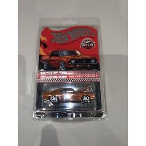 Hot Wheels RLC 2022 sELECTIONs Orange 1969 CHEVY CAMARO SS Red Line Club HGK83